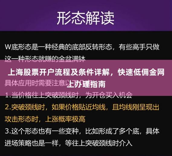 上海股票开户流程及条件详解，快速低佣金网上办理指南